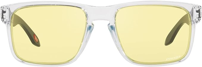 OAKLEY MEN'S HOLBROOK SQUARE SUNGLASSES, CLEAR/PRIZM GAMING, OO9102 55