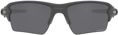 OAKLEY MEN'S FLAK 2.0 XL RECTANGULAR SUNGLASSES, STEEL/PRIZM BLACK POLARIZED, OO9188 59