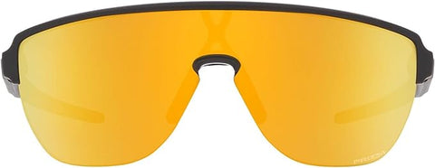 OAKLEY MEN'S  CORRIDOR LOW BRIDGE FIT RECTANGULAR SUNGLASSES, MATTE CARBON/PRIZM 24K, OO9248A 42