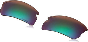 OAKLEY FLAK 2.0 RECTANGULAR REPLACEMENT SUNGLASS LENSES, PRIZM SHALLOW WATER POLARIZED, AOO9295LS 59