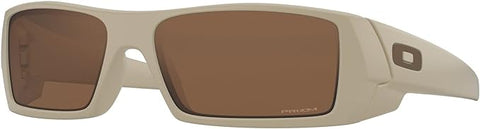 OAKLEY MEN'S GASCAN RECTANGULAR SUNGLASSES, DESERT TAN/PRIZM TUNGSTEN, OO9014 60