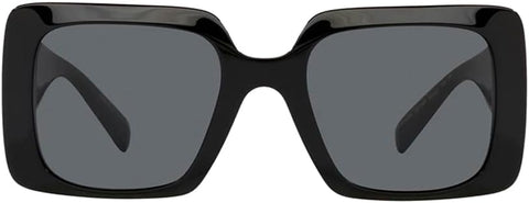 VERSACE VE 4405 GB1/87 BLACK PLASTIC RECTANGLE SUNGLASSES GREY LENS