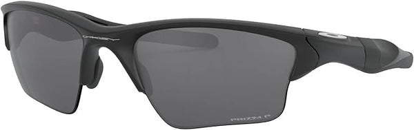 OAKLEY MEN'S HALF JACKET 2.0 XL RECTANGULAR SUNGLASSES, MATTE BLACK/PRIZM BLACK POLARIZED, OO9154 62