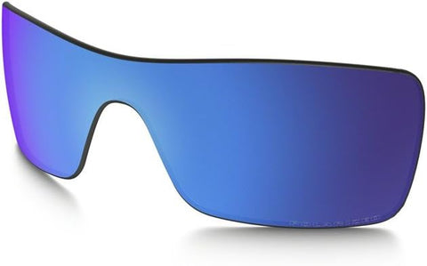 OAKLEY BATWOLF RECTANGULAR REPLACEMENT SUNGLASS LENSES, SAPPHIRE POLARIZED, AOO9101LS 27