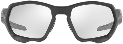 OAKLEY MEN'S PLAZMA POLARIZED RECTANGULAR SUNGLASSES, MATTE CARBON/CLEAR BLACK IRIDIUM PHOTOCHROMIC, OO9019 59