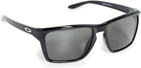 OAKLEY MEN'S SYLAS RECTANGULAR SUNGLASSES, POLISHED BLACK/PRIZM GREY, OO9448 57