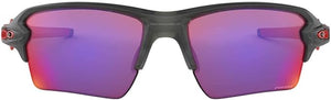 OAKLEY MEN'S FLAK 2.0 XL RECTANGULAR SUNGLASSES, MATTE GREY SMOKE/PRIZM ROAD, OO9188 59