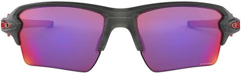 OAKLEY MEN'S FLAK 2.0 XL RECTANGULAR SUNGLASSES, MATTE GREY SMOKE/PRIZM ROAD, OO9188 59