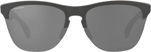 OAKLEY MEN'S FROGSKINS LITE SQUARE SUNGLASSES, MATTE DARK GREY/PRIZM BLACK, OO9374 63