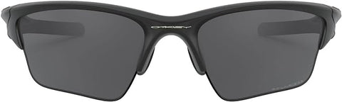 OAKLEY MEN'S HALF JACKET 2.0 XL RECTANGULAR SUNGLASSES, MATTE BLACK/GREY POLARIZED, OO9154 62