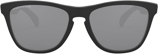 OAKLEY FROGSKINS SQUARE SUNGLASSES, MATTE BLACK/PRIZM BLACK POLARIZED, OO9013 55