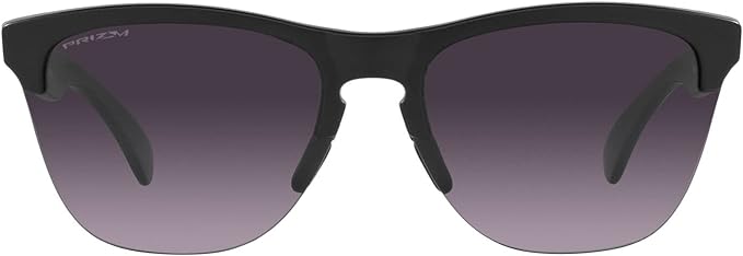 OAKLEY MEN'S FROGSKINS LITE SQUARE SUNGLASSES, MATTE BLACK/PRIZM GREY GRADIENT, OO9374 63