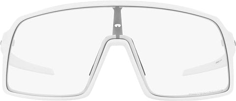 OAKLEY MEN'S SUTRO POLARIZED RECTANGULAR SUNGLASSES, MATTE WHITE/CLEAR TO BLACK PHOTOCHROMIC, OO9406 37