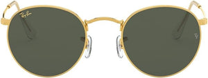 RAY-BAN ROUND METAL SUNGLASSES, LEGEND GOLD/G-15 GREEN, RB3447 53