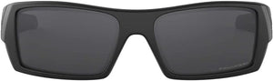 OAKLEY MEN'S GASCAN RECTANGULAR SUNGLASSES, MATTE BLACK/GREY POLARIZED, OO9014 60