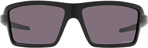 OAKLEY MEN'S CABLES RECTANGULAR SUNGLASSES, MATTE BLACK/PRIZM GREY, OO9129 63