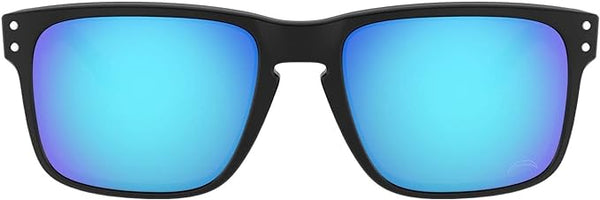 OAKLEY MEN'S HOLBROOK SUNGLASSES, MATTE BLACK/PRIZM SAPPHIRE, OO9102 55