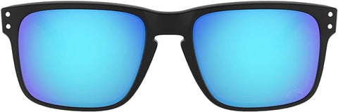 OAKLEY MEN'S HOLBROOK SUNGLASSES, MATTE BLACK/PRIZM SAPPHIRE, OO9102 55