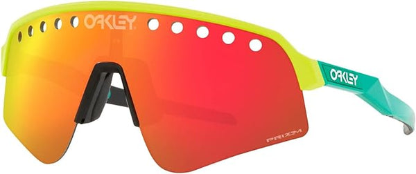 OAKLEY MEN'S SUTRO LITE SWEEP RECTANGULAR SUNGLASSES, TENNIS BALL YELLOW/PRIZM RUBY, OO9465 39