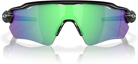 OAKLEY MEN'S  RADAR EV PATH RECTANGULAR SUNGLASSES, MATTE BLACK/PRIZM JADE POLARIZED, OO9208 38