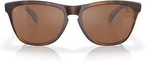 OAKLEY FROGSKINS SQUARE SUNGLASSES, MATTE BROWN TORTOISE/PRIZM TUNGSTEN, OO9013 55