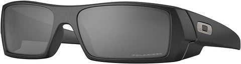 OAKLEY MEN'S GASCAN RECTANGULAR SUNGLASSES, CERAKOTE COBALT/POLARIZED BLACK IRIDIUM, OO9014 60