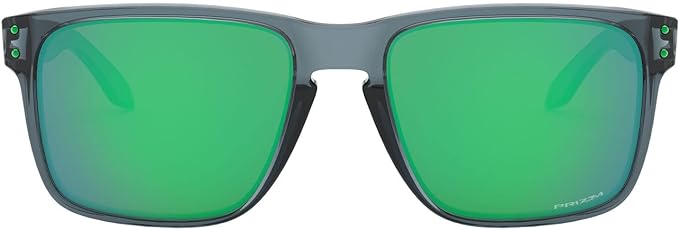 OAKLEY MEN'S HOLBROOK XL SQUARE SUNGLASSES, CRYSTAL BLACK/PRIZM JADE, OO9417 59