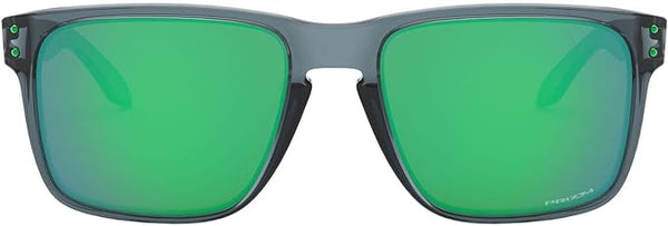 OAKLEY MEN'S HOLBROOK XL SQUARE SUNGLASSES, CRYSTAL BLACK/PRIZM JADE, OO9417 59