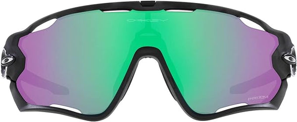 OAKLEY MEN'S JAWBREAKER RECTANGULAR SUNGLASSES, MATTE BLACK CAMO/PRIZM ROAD JADE, OO9290 31