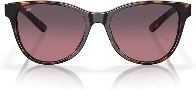 COSTA DEL MAR WOMAN SUNGLASSES TORTOISE FRAME, ROSE GRADIENT LENSES, 57