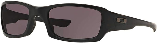 OAKLEY MEN'S FIVES SQUARED RECTANGULAR SUNGLASSES, MATTE BLACK/WARM GREY, OO9238 54