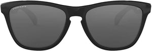 OAKLEY FROGSKINS SQUARE SUNGLASSES, POLISHED BLACK/PRIZM BLACK, OO9013 55