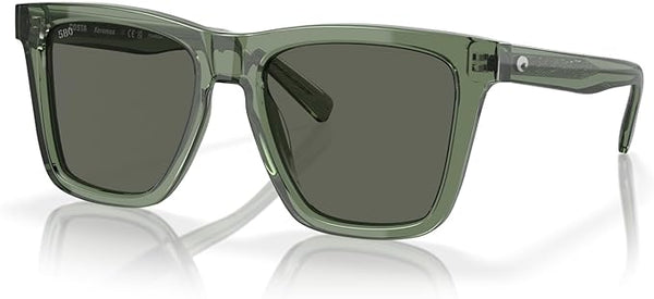 COSTA DEL MAR KERAMAS MAN SUNGLASSES OLIVE FRAME, GRAY LENSES, 54