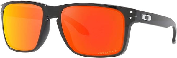 OAKLEY MEN'S HOLBROOK XL SQUARE SUNGLASSES, BLACK INK/PRIZM RUBY POLARIZED, OO9417 59