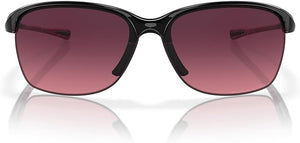 OAKLEY WOMEN'S UNSTOPPABLE RECTANGULAR SUNGLASSES, POLISHED BLACK/ROSE GRADIENT POLARIZED, OO9191 65