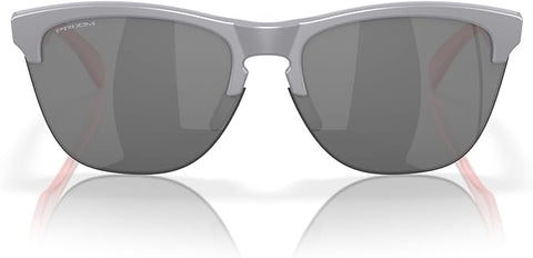 OAKLEY MEN'S FROGSKINS LITE SQUARE SUNGLASSES, MATTE FOG/PRIZM BLACK, OO9374 63