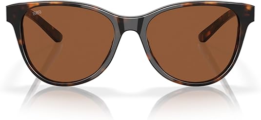 COSTA DEL MAR WOMAN CATHERINE SUNGLASSES TORTOISE FRAME, COPPER LENSES, 57