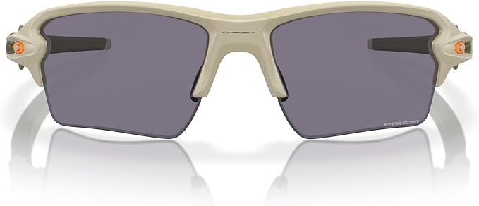 OAKLEY MEN'S FLAK 2.0 XL RECTANGULAR SUNGLASSES, MATTE SAND/PRIZM GREY, OO9188 59