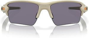 OAKLEY MEN'S FLAK 2.0 XL RECTANGULAR SUNGLASSES, MATTE SAND/PRIZM GREY, OO9188 59