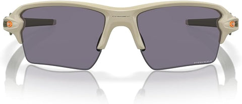 OAKLEY MEN'S FLAK 2.0 XL RECTANGULAR SUNGLASSES, MATTE SAND/PRIZM GREY, OO9188 59