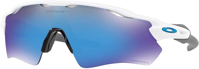 OAKLEY MEN'S  RADAR EV PATH RECTANGULAR SUNGLASSES, POLISHED WHITE GREY/PRIZM SAPPHIRE,  OO9208 38