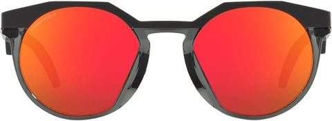 OAKLEY MEN'S HSTN ROUND SUNGLASSES, MATTE CARBON/PRIZM RUBY, OO9242 52