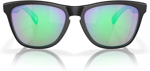 OAKLEY FROGSKINS LOW BRIDGE FIT SQUARE SUNGLASSES, MATTE BLACK/PRIZM GOLF, 0OO9245 54