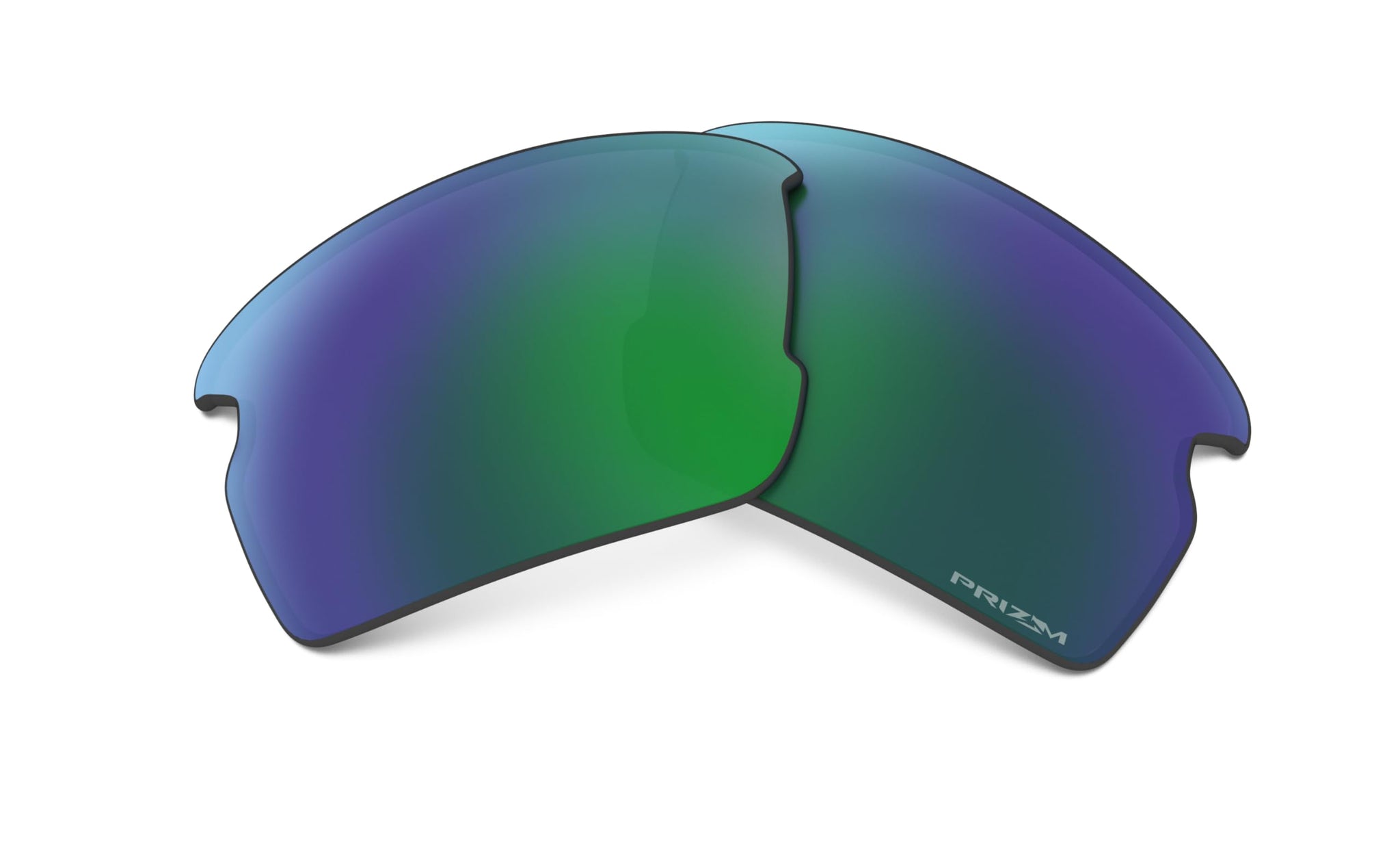 OAKLEY FLAK 2.0 RECTANGULAR REPLACEMENT SUNGLASS LENSES, PRIZM JADE POLARIZED, 59 MM