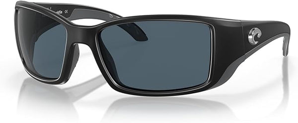 COSTA DEL MAR MAN SUNGLASSES, MATTE BLACK/GRAY, 62