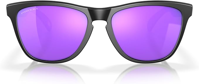 OAKLEY FROGSKINS SQUARE SUNGLASSES, MATTE BLACK/PRIZM VIOLET, OO9013 55