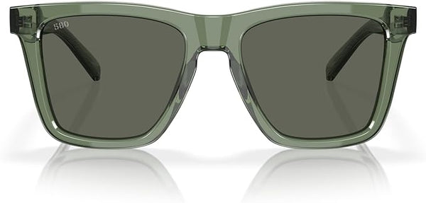 COSTA DEL MAR KERAMAS MAN SUNGLASSES OLIVE FRAME, GRAY LENSES, 54