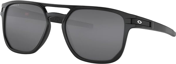 OAKLEY MEN'S LATCH BETA SQUARE SUNGLASSES, MATTE BLACK/PRIZM BLACK POLARIZED, OO9436 54