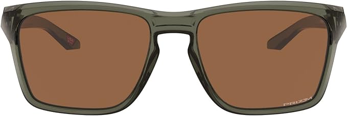 OAKLEY MEN'S SYLAS RECTANGULAR SUNGLASSES, OLIVE INK/PRIZM TUNGSTEN, OO9448 60