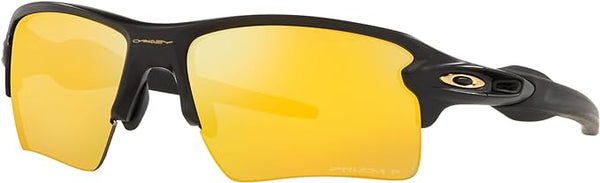 OAKLEY MEN'S FLAK 2.0 XL RECTANGULAR SUNGLASSES, MATTE BLACK/CLEAR, OO9188 59